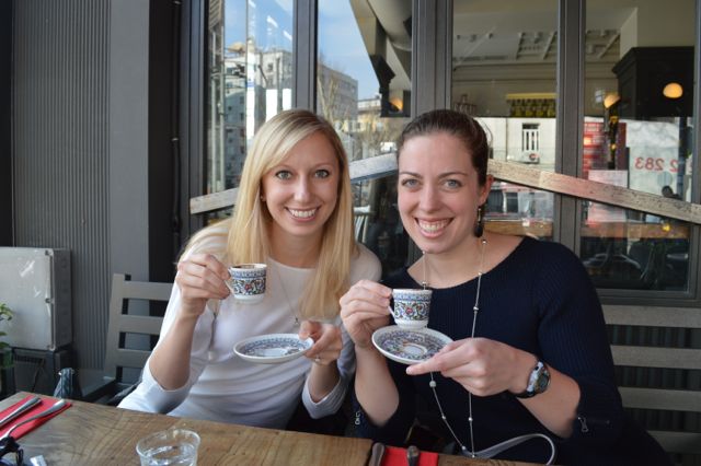 Kicking things off with a cup of Turkish coffee